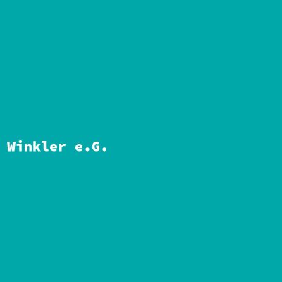 Hersteller: Winkler e.G.