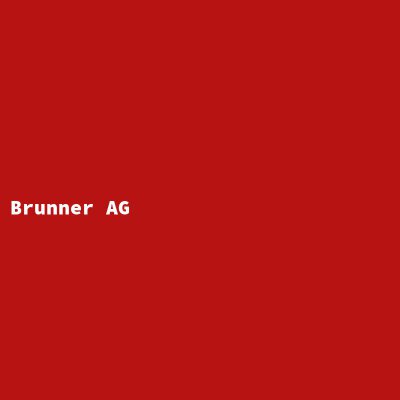 Hersteller: Brunner AG