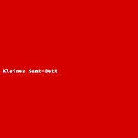 Kleines Samt-Bett