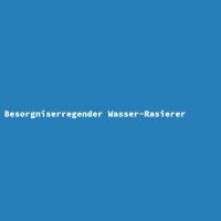 Besorgniserregender Wasser-Rasierer