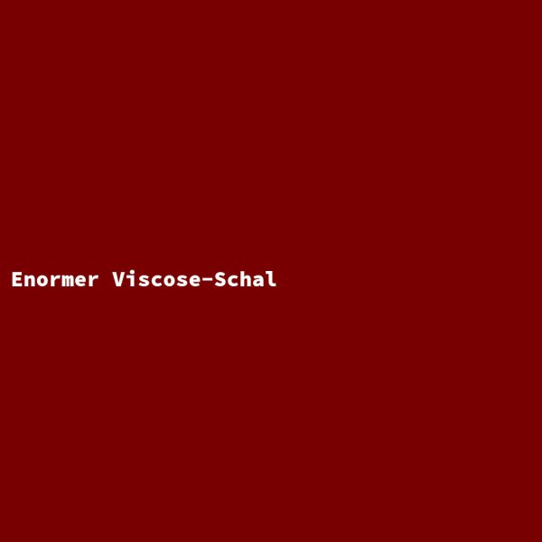 Enormous Viscose Scarf