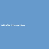 Lebhafte Viscose-Hose
